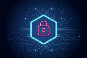 Imagen de un escudo de cyberseguridad