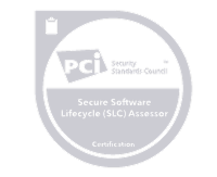 Secure Software Lifecycle (SLC) Assessor certification logo from the PCI Security Standards Council
