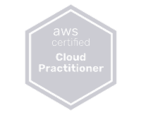 AWS Certified Cloud Practitioner certification logo from Amazon Web Services